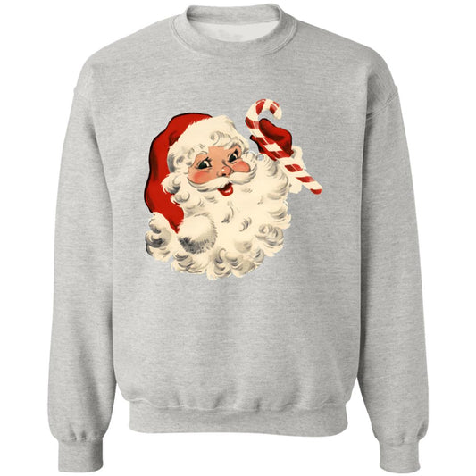 Retro Santa Claus Pullover Crewneck Sweatshirt